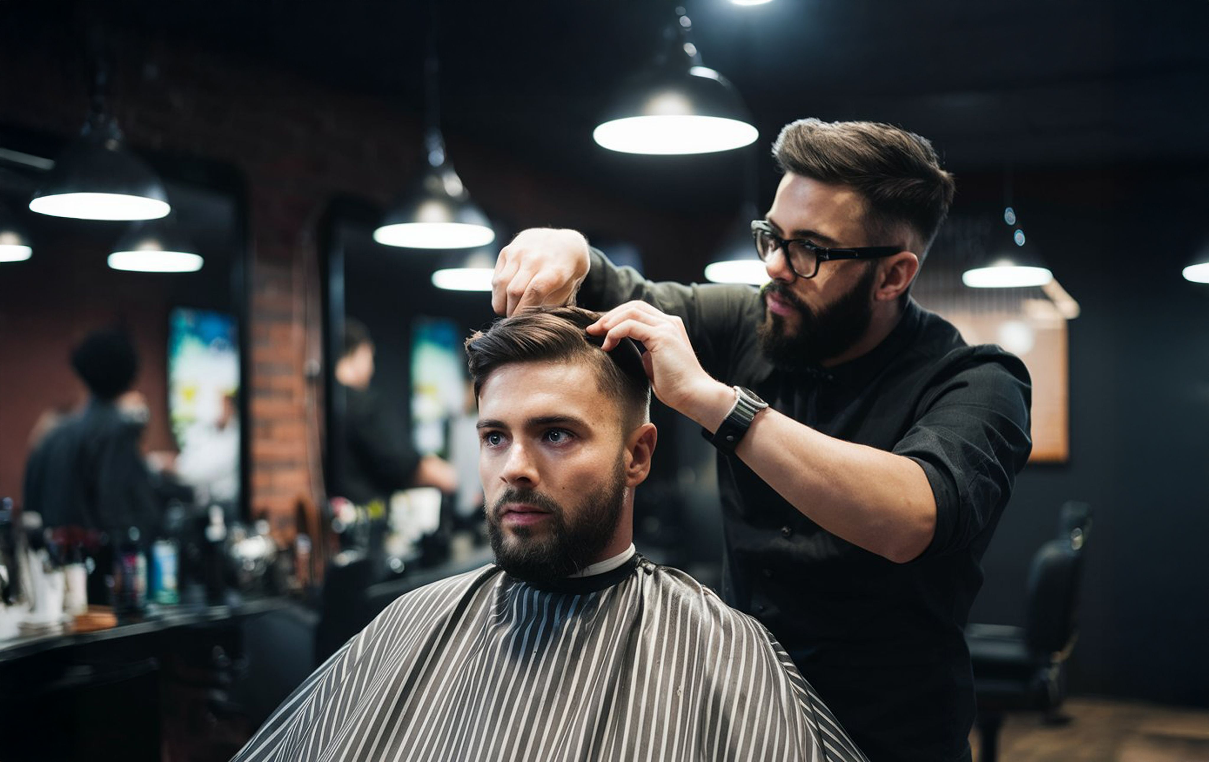 Hair chemical treatment demonstration